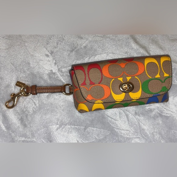 Coach Handbags - Coach Rainbow Signature with Brown Sunglasses Case, Pride Collection